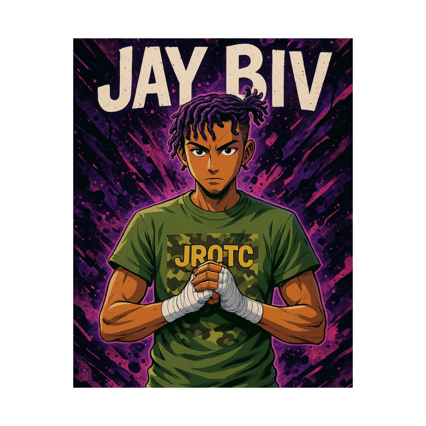THE JROTC ANIME POSTER: JAY BIV