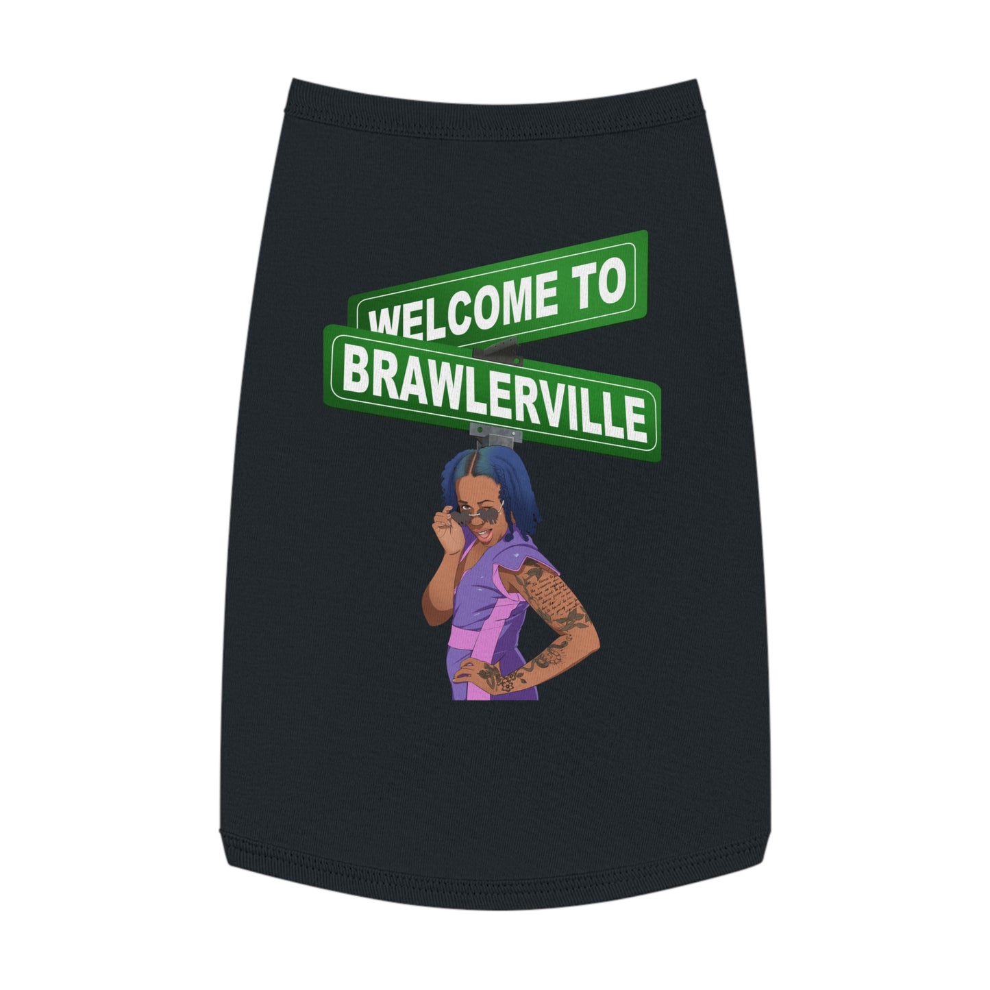 Britany Kay "Welcome to Brawlerville" Pet T-shirts