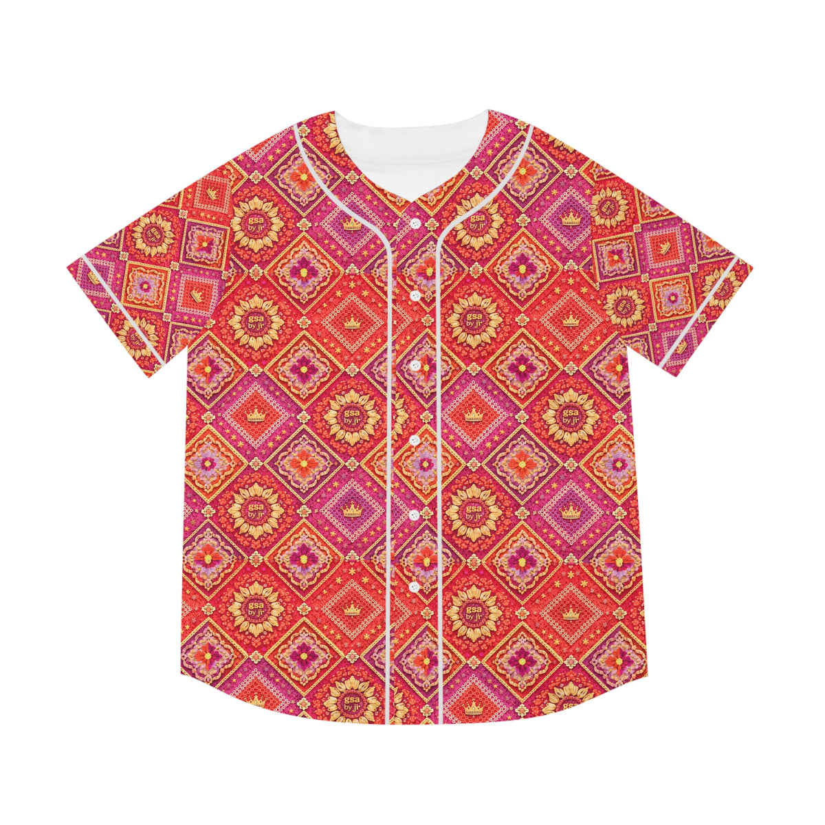 Floral Diamond Print Jersey