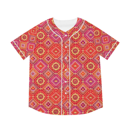 Floral Diamond Print Jersey
