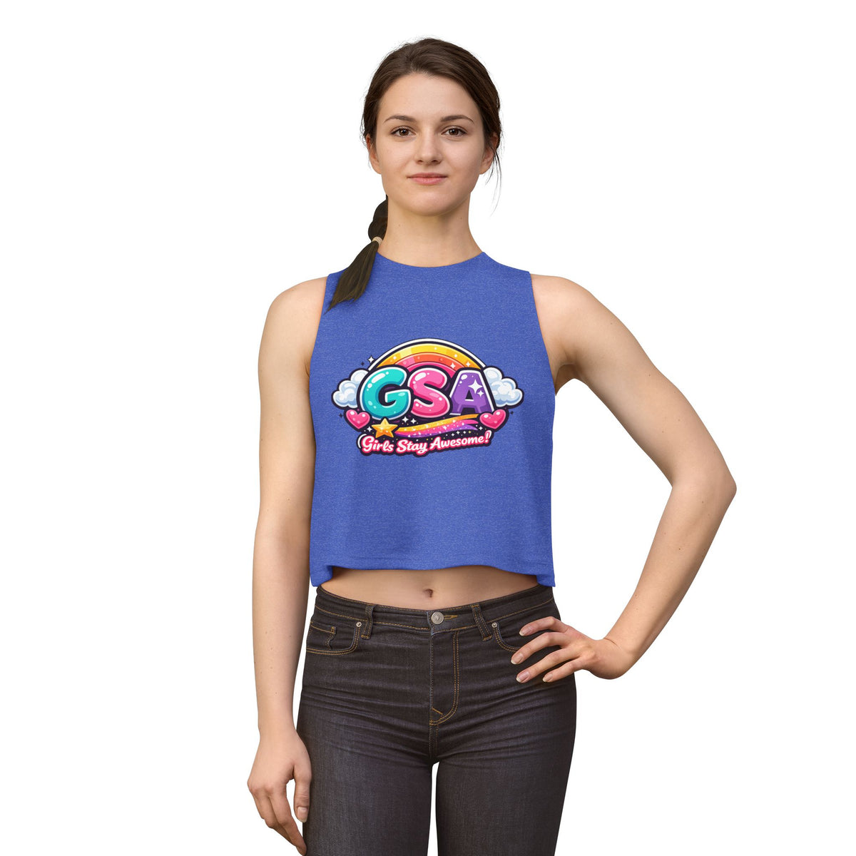 Girls Stay Awesome ' Crop Top