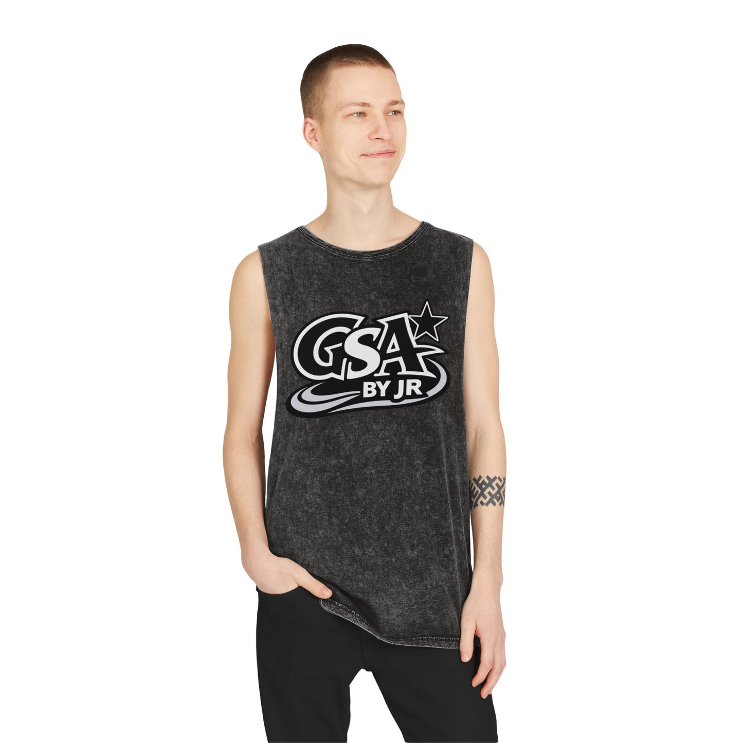 Stonewash Muscle Tank