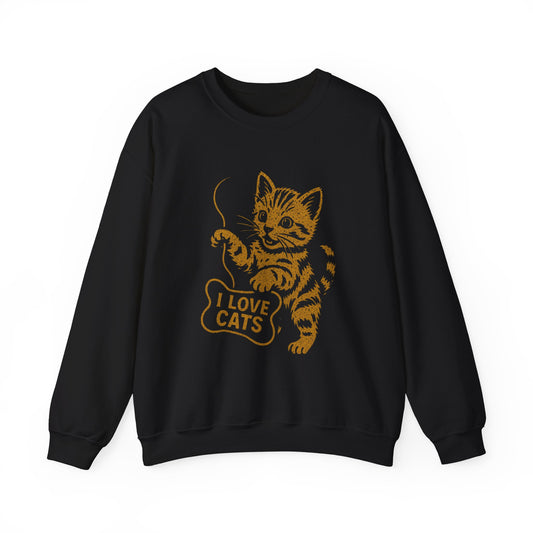 I Love Cats ' Sweatshirt