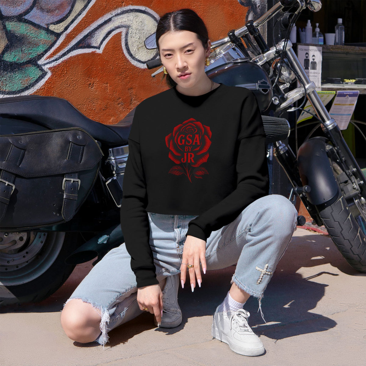 Cropped Sweatshirt - Red GSA