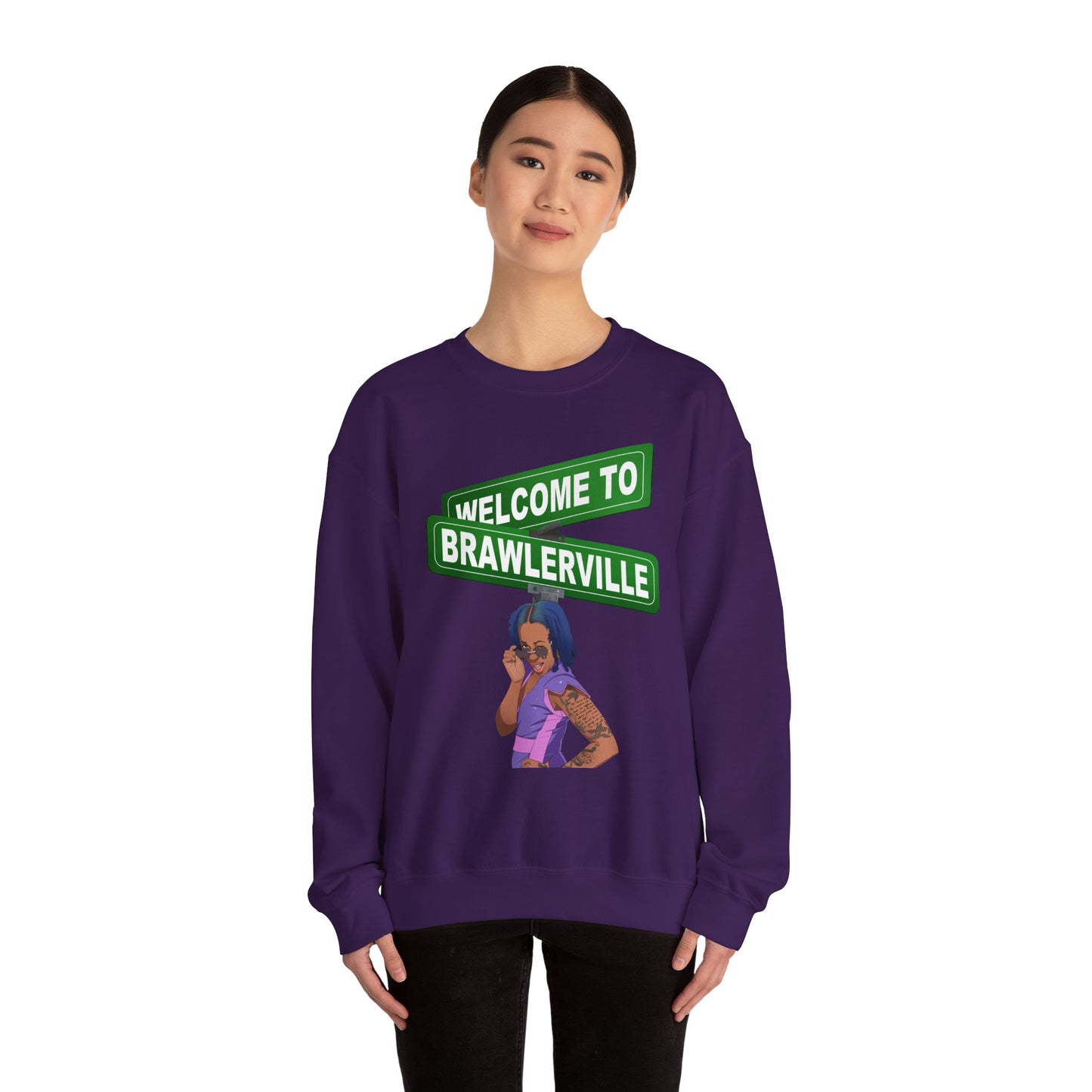 Britany Kay ' Welcome To Brawlerville Sweatshirt