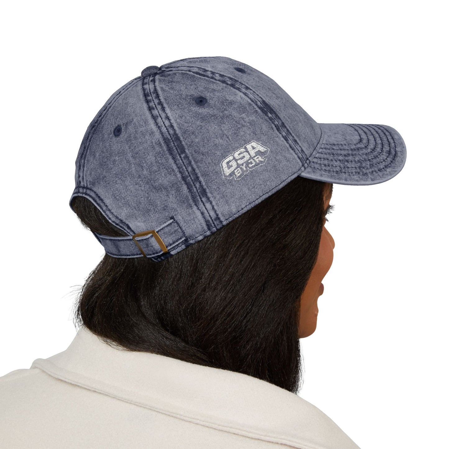 Vintage Embroidered Caps ( White GSA )