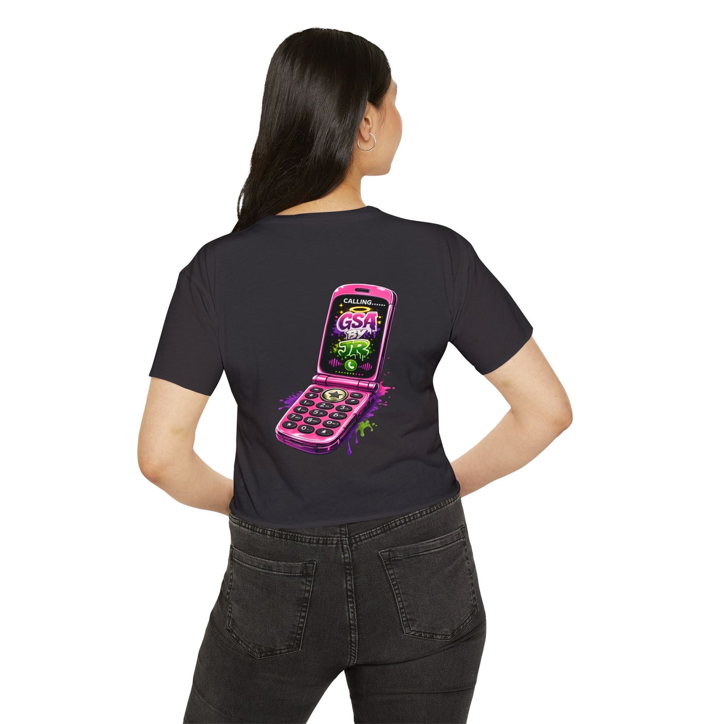 Girlz Is Playaz Too ' Cropped Tee