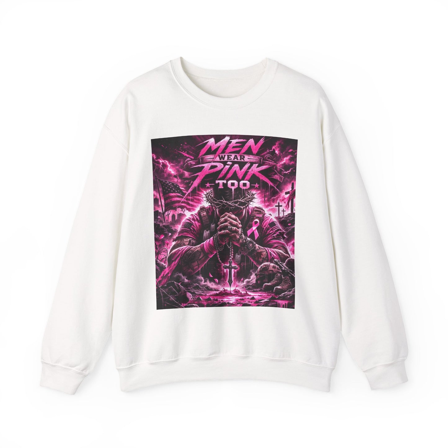 GSA BY JR ' Men Wear Pink Too Sweatshirt