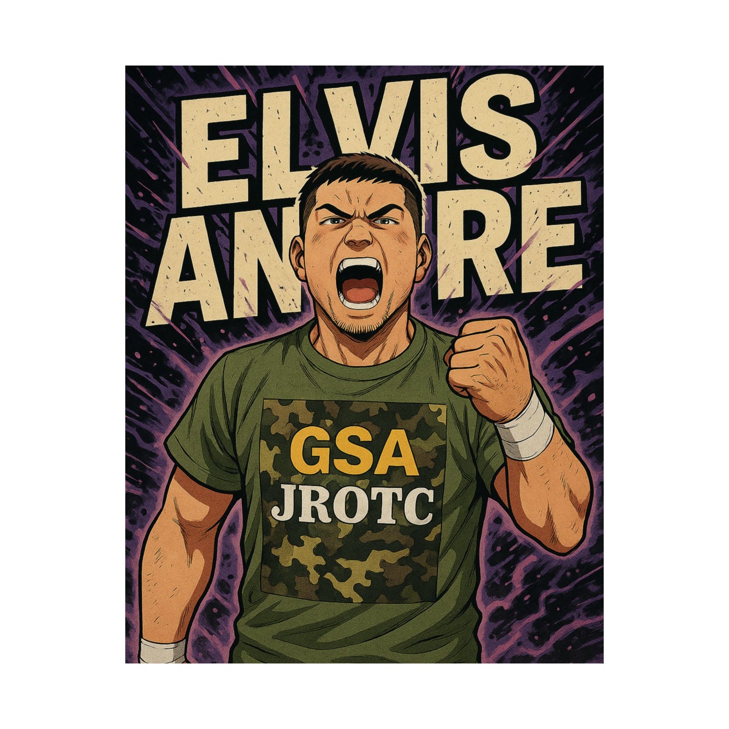 THE JROTC ANIME POSTER: ELVIS ANDRE