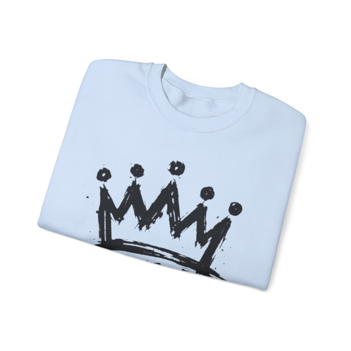 Black Crown' Crewneck Sweatshirt