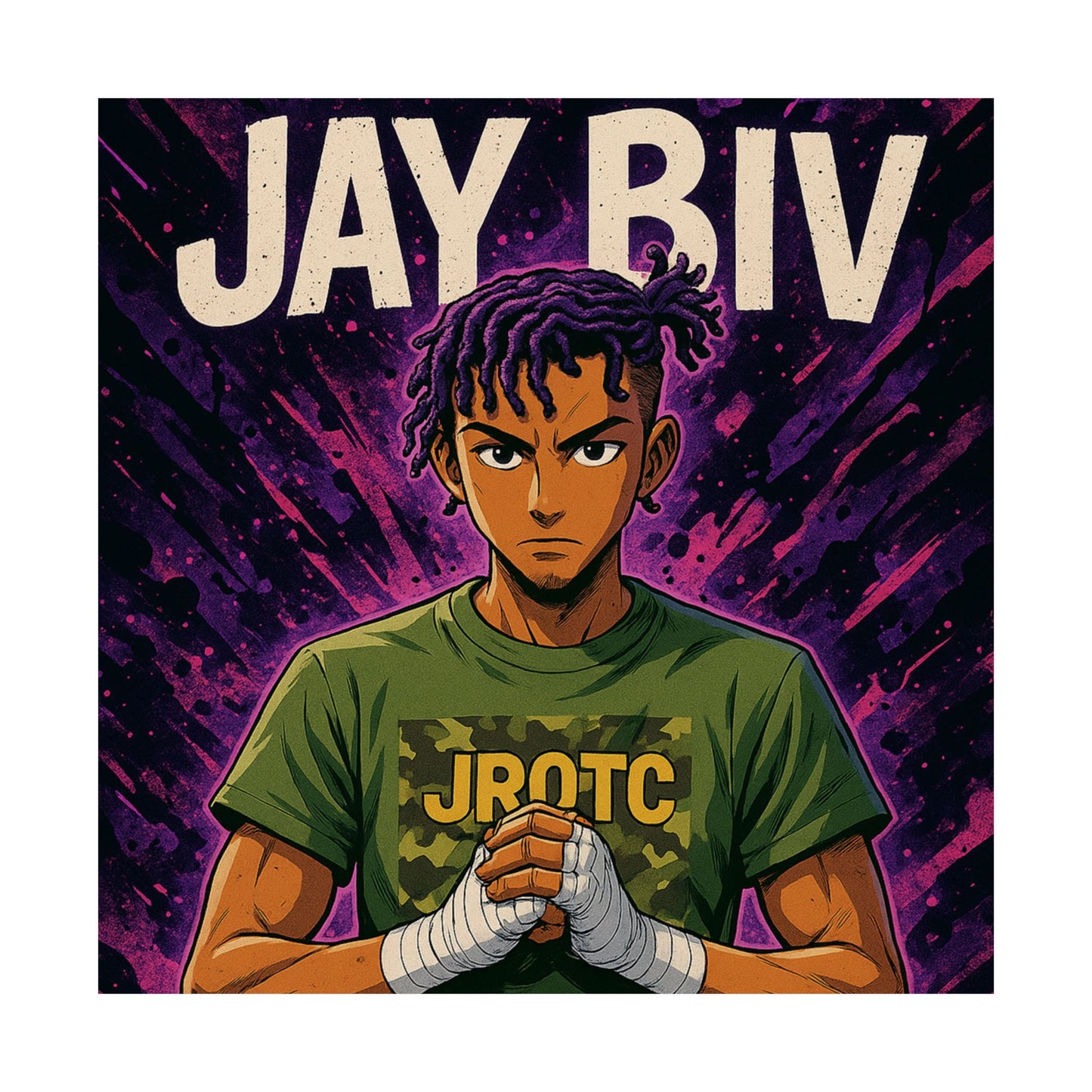 THE JROTC ANIME POSTER: JAY BIV