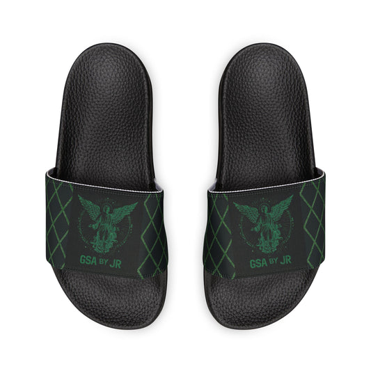 Holy Trinity Slides - Green & Black