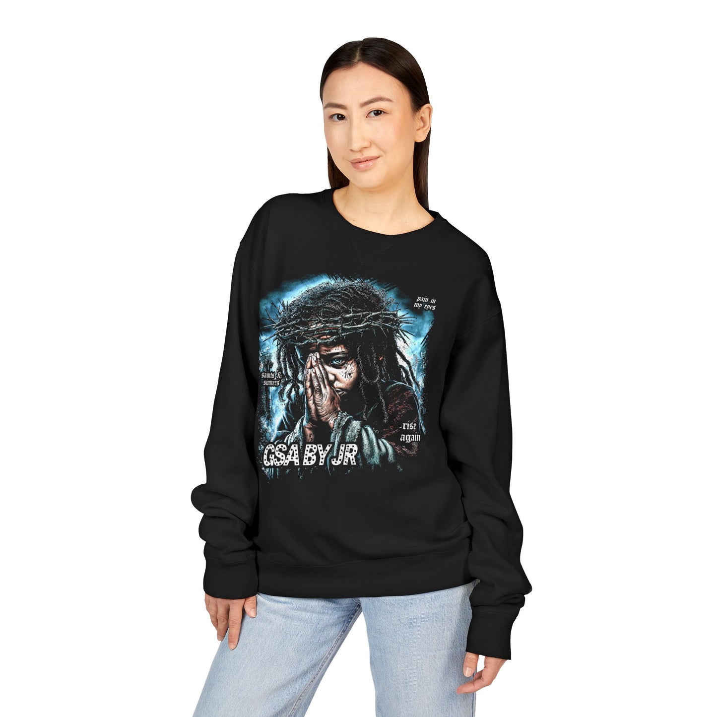 Pain In My Eyes ' Graphic Sweatshirt
