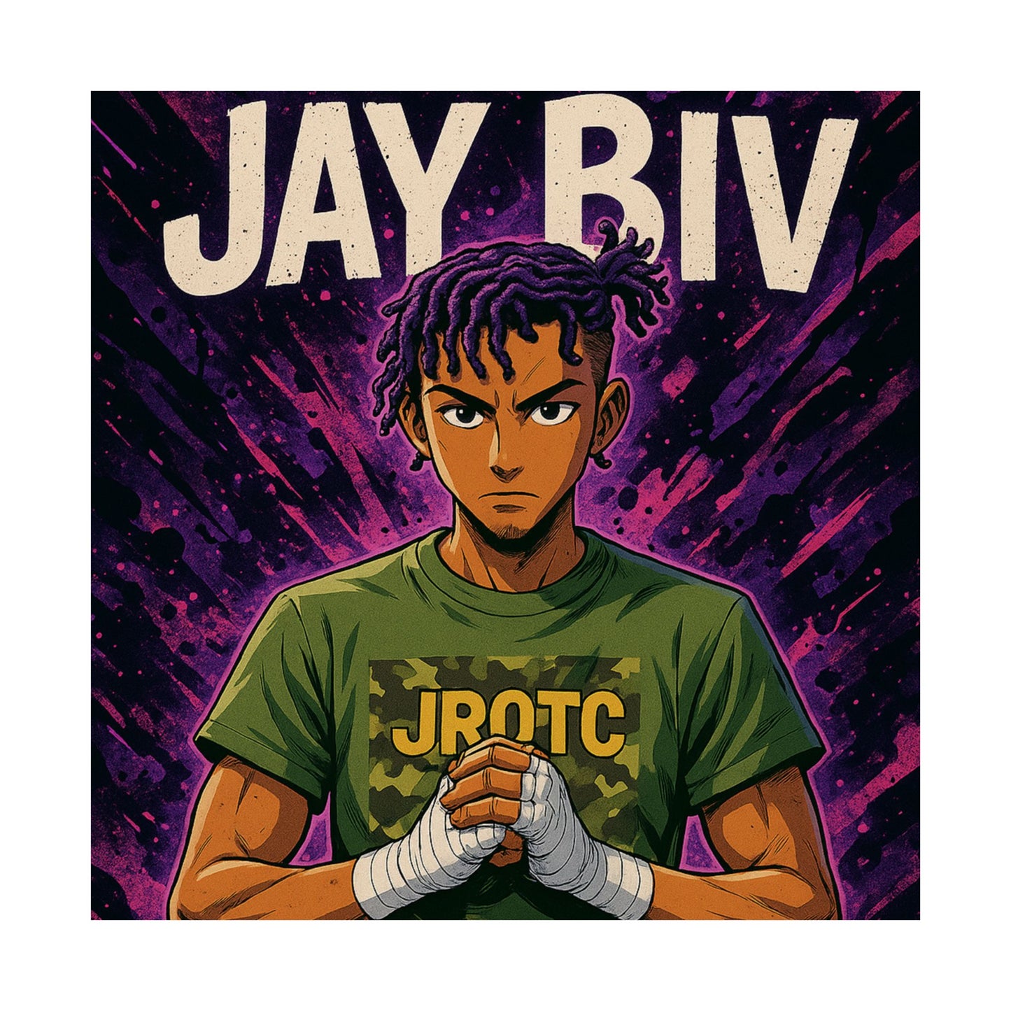 THE JROTC ANIME POSTER: JAY BIV
