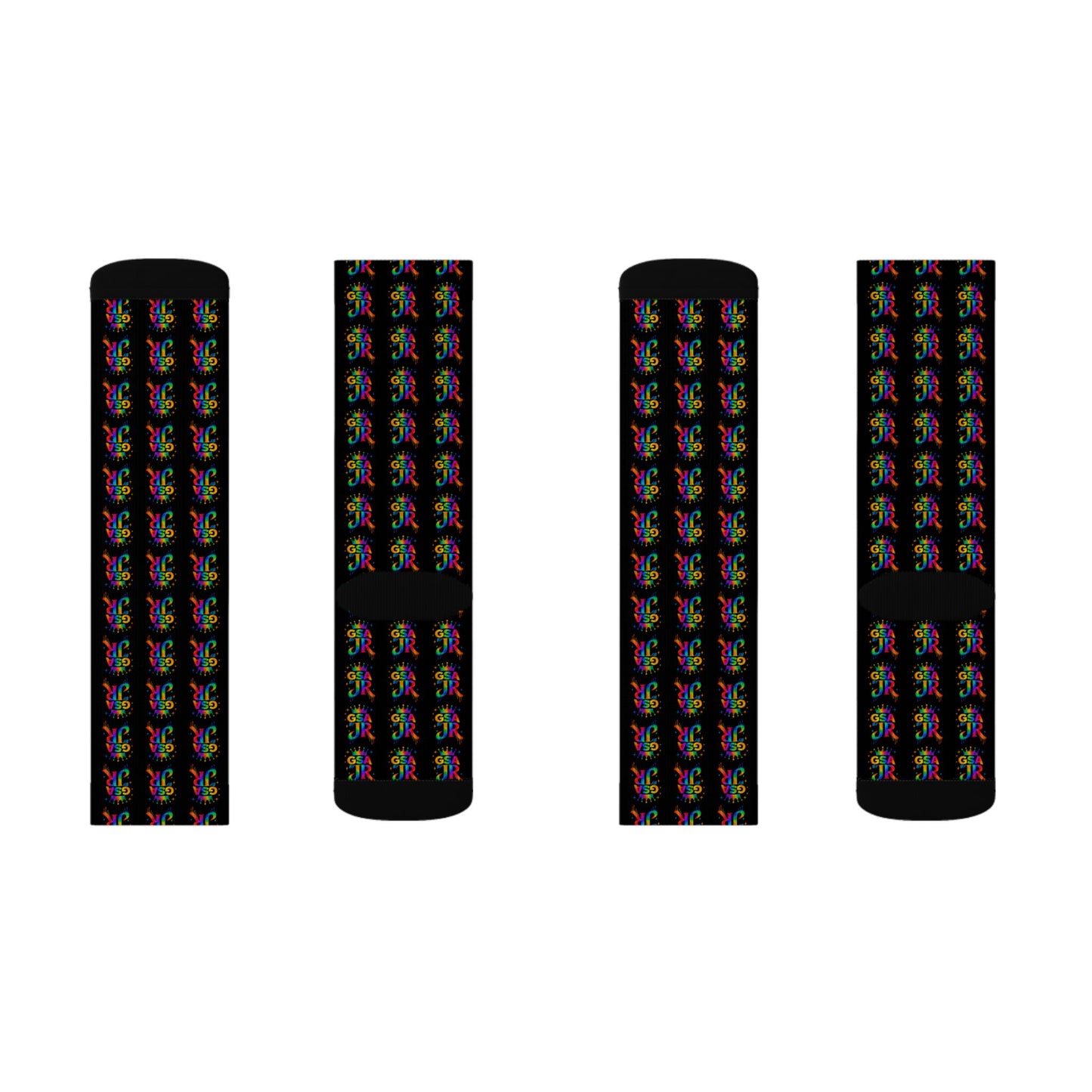Rainbow Crew Socks
