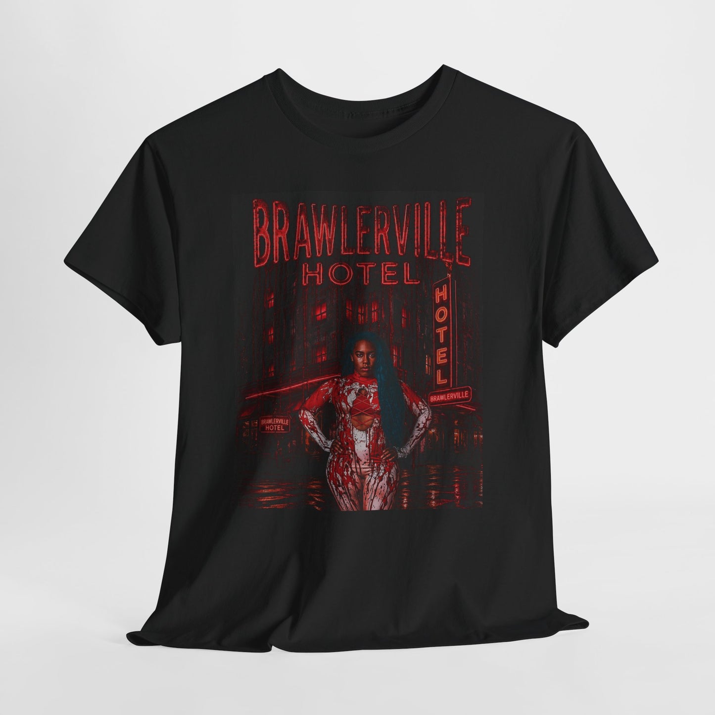 BRITANY KAY " Brawlerville Hotel " Graphic Tee