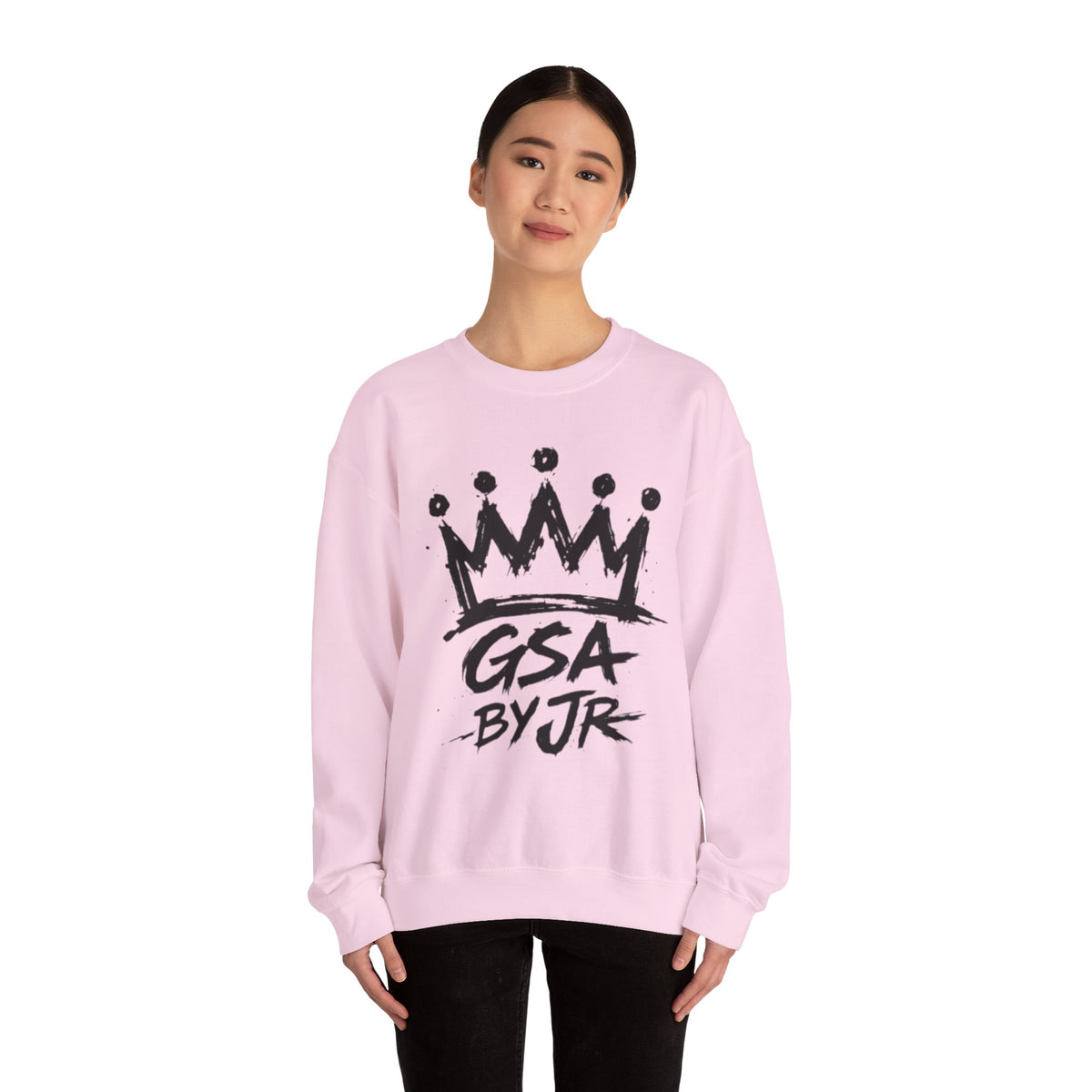 Black Crown' Crewneck Sweatshirt