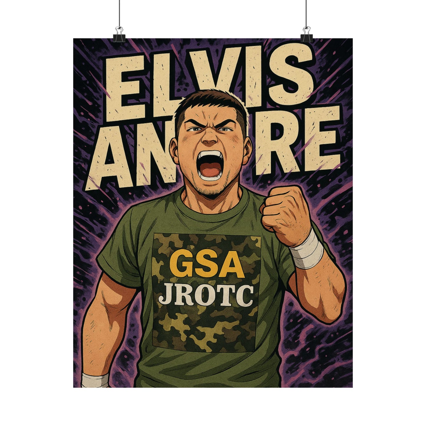 THE JROTC ANIME POSTER: ELVIS ANDRE