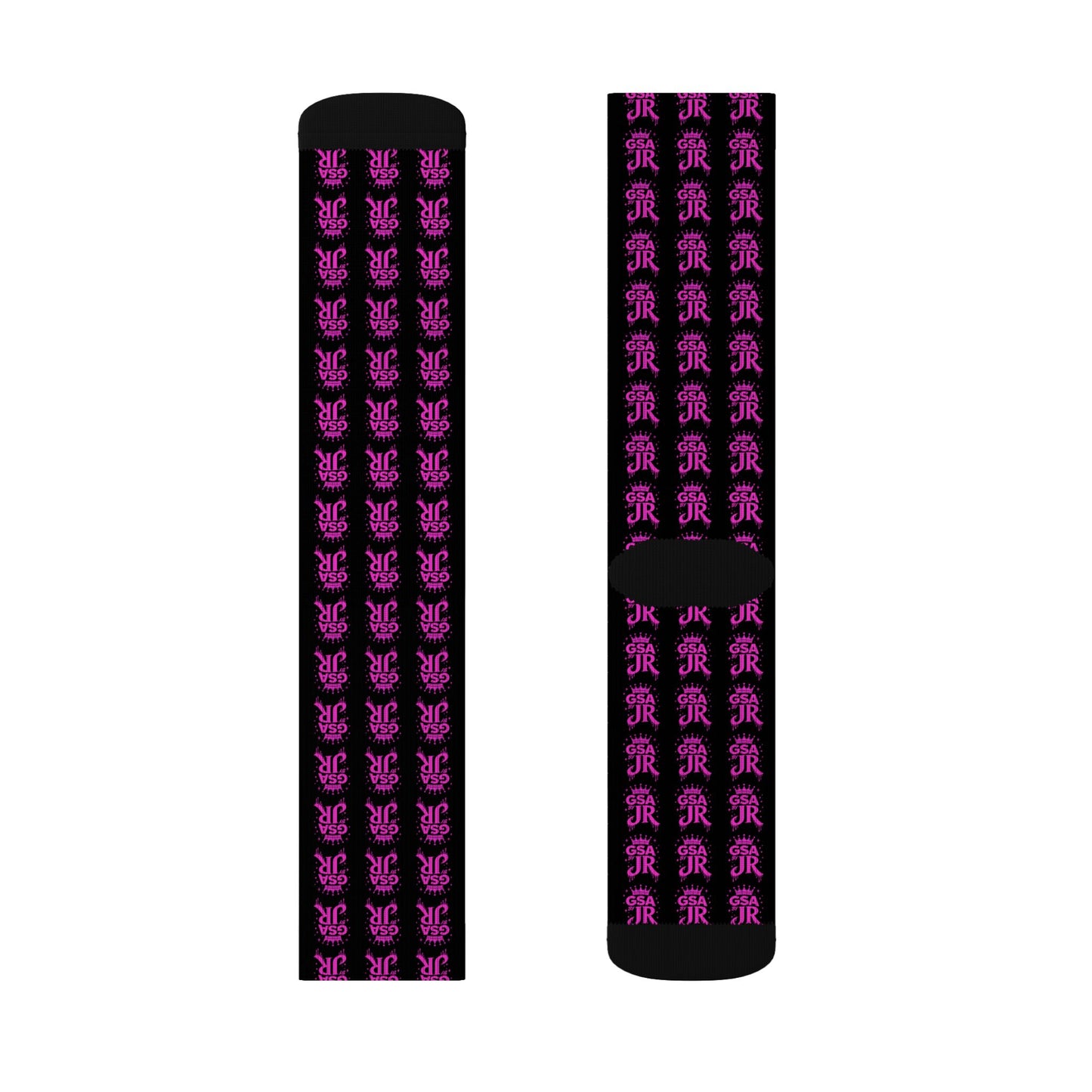 Pink Crew Socks