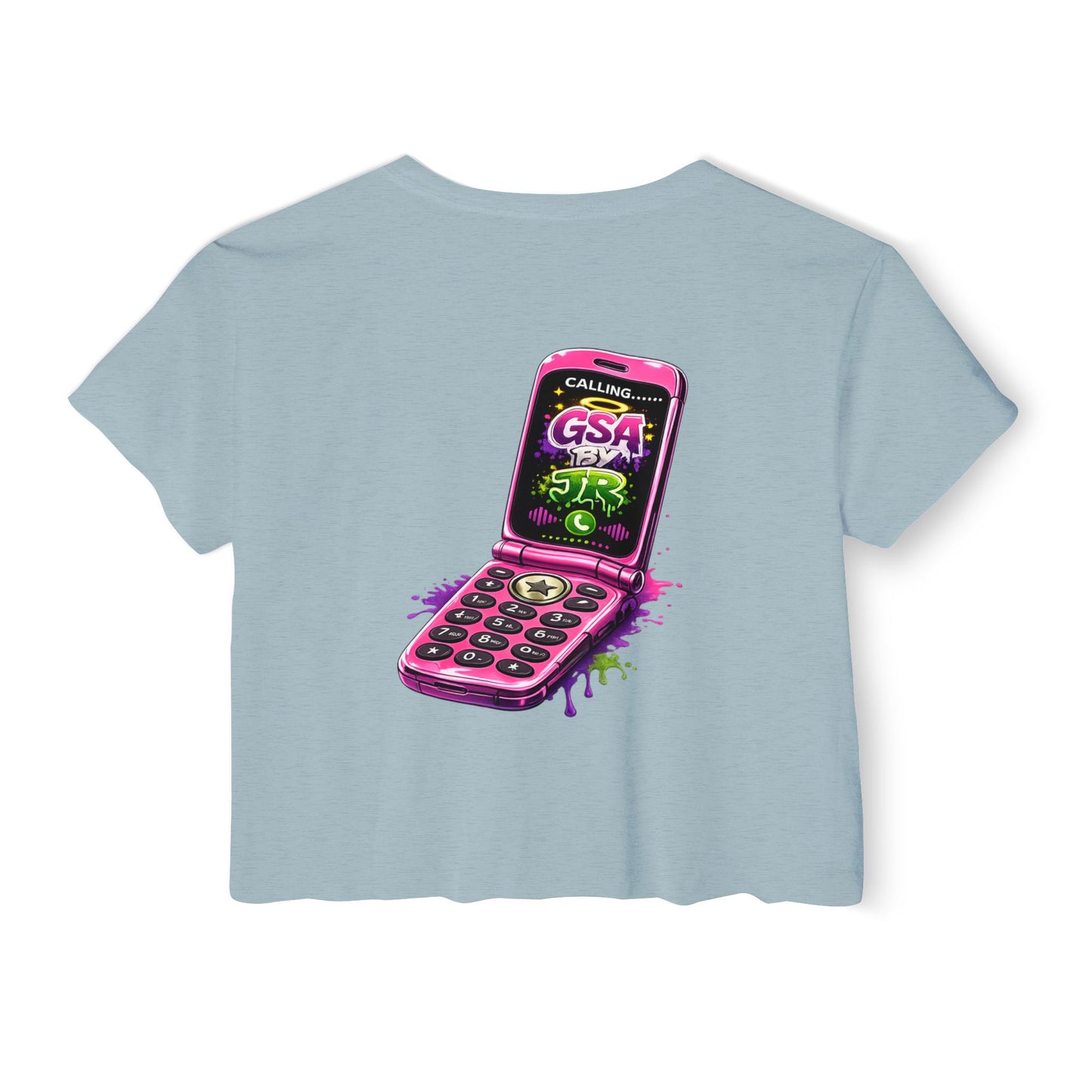 Girlz Is Playaz Too ' Cropped Tee
