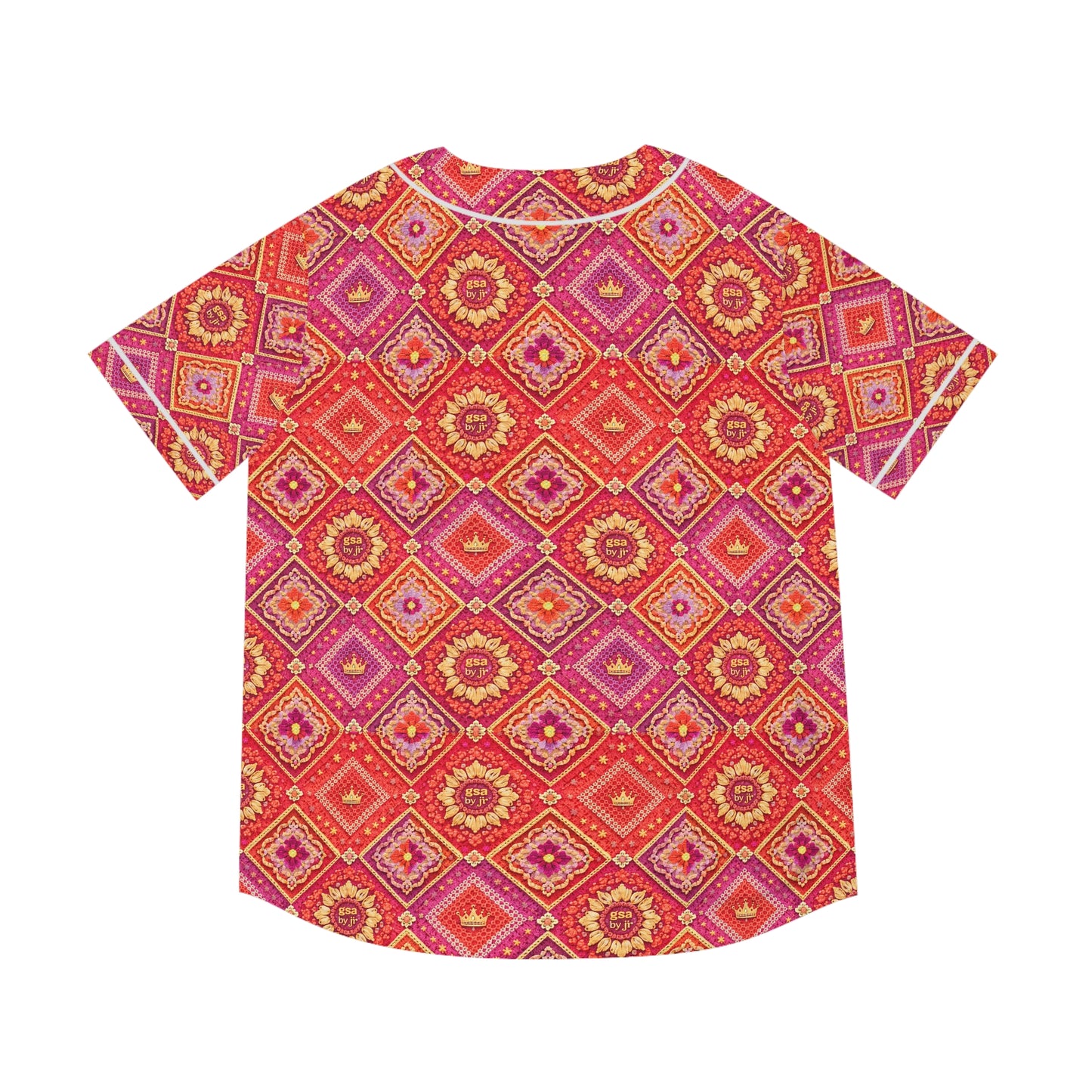 GSA BY JR Floral Diamond Print Jersey