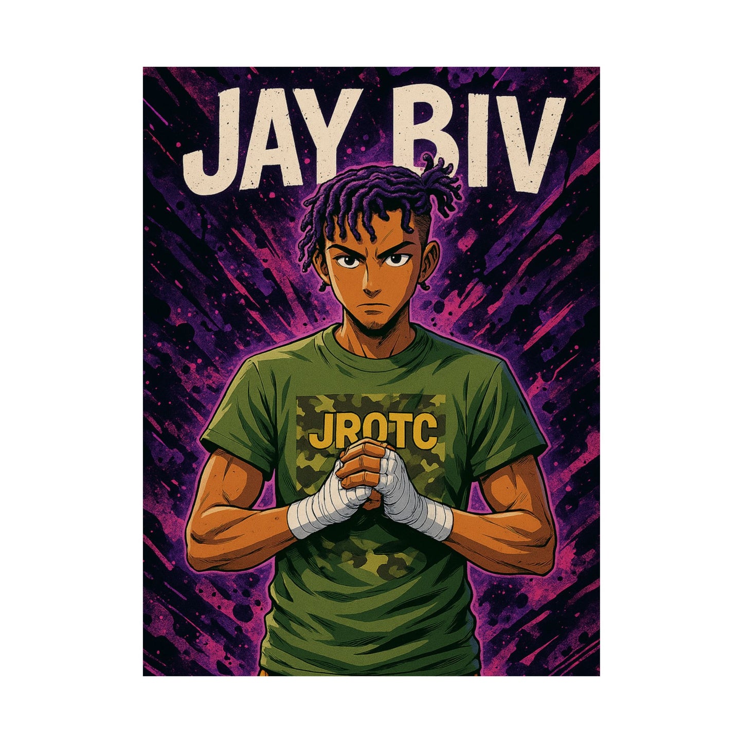 THE JROTC ANIME POSTER: JAY BIV