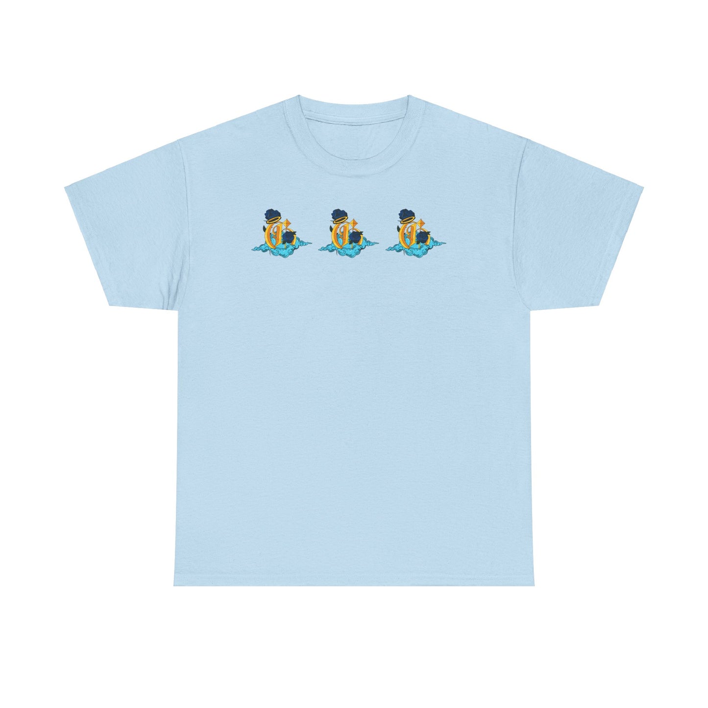 Godly Tee ( Blue/ Yellow )