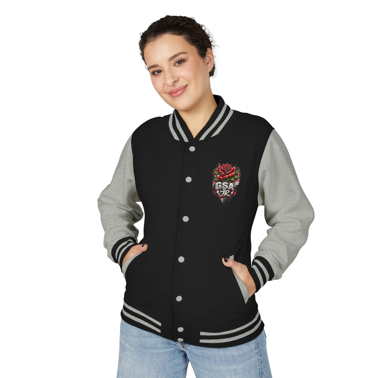 GSA BY JR Women Empowerment Letterman Jacket