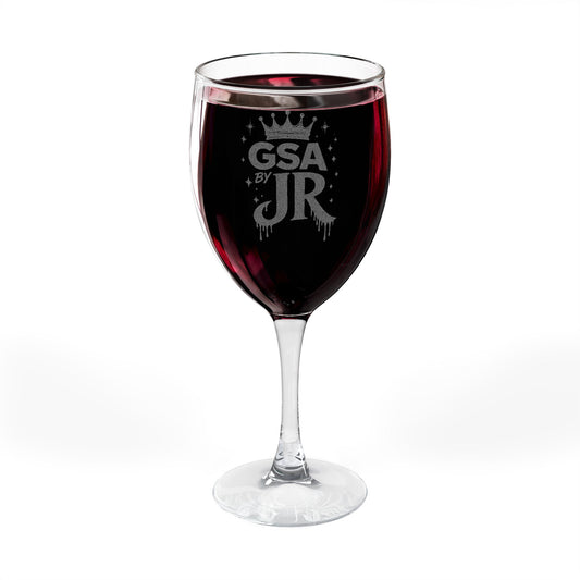 Engraved 10.5 oz Wine Glass