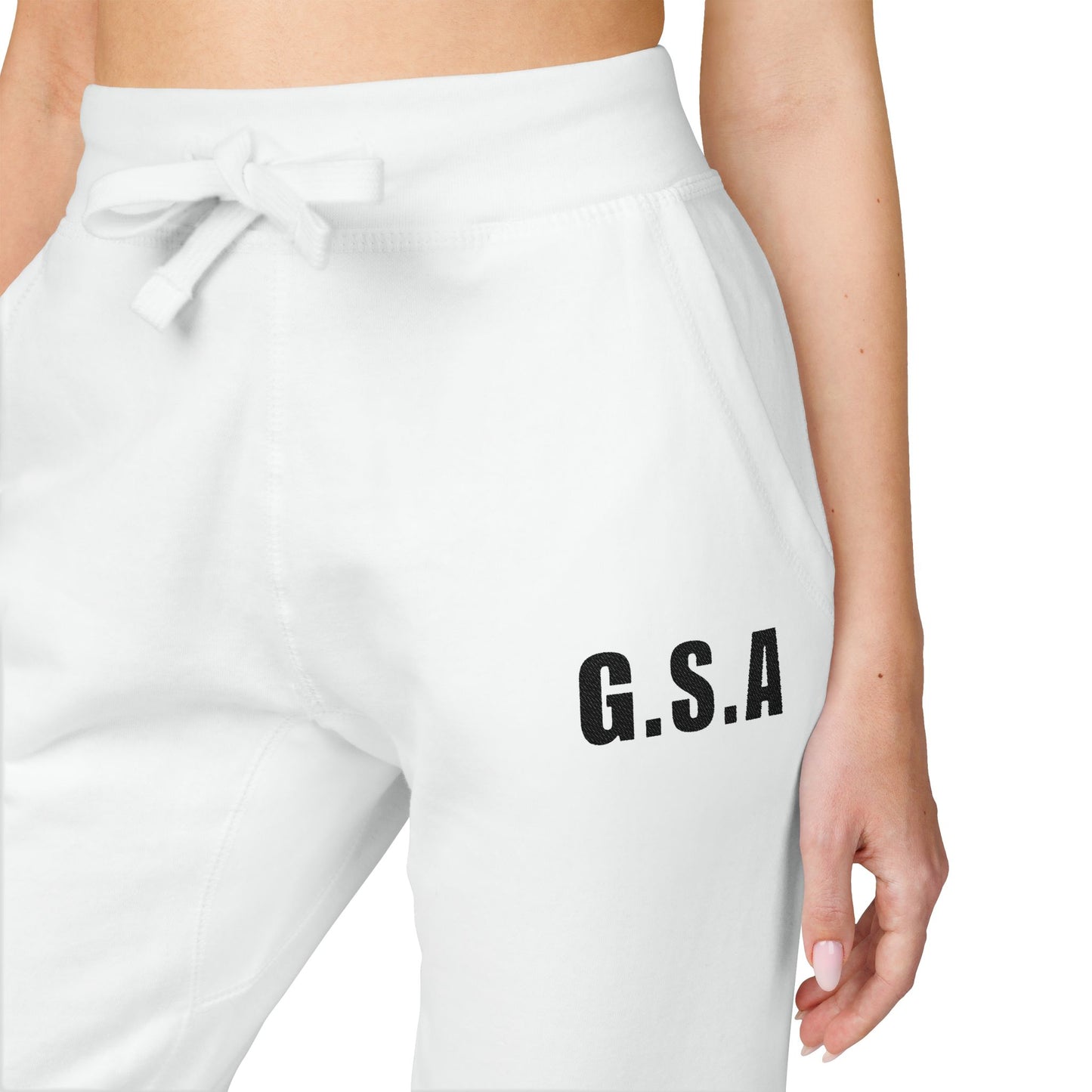 GSA BY JR Embroidered Fleece Sweatpants