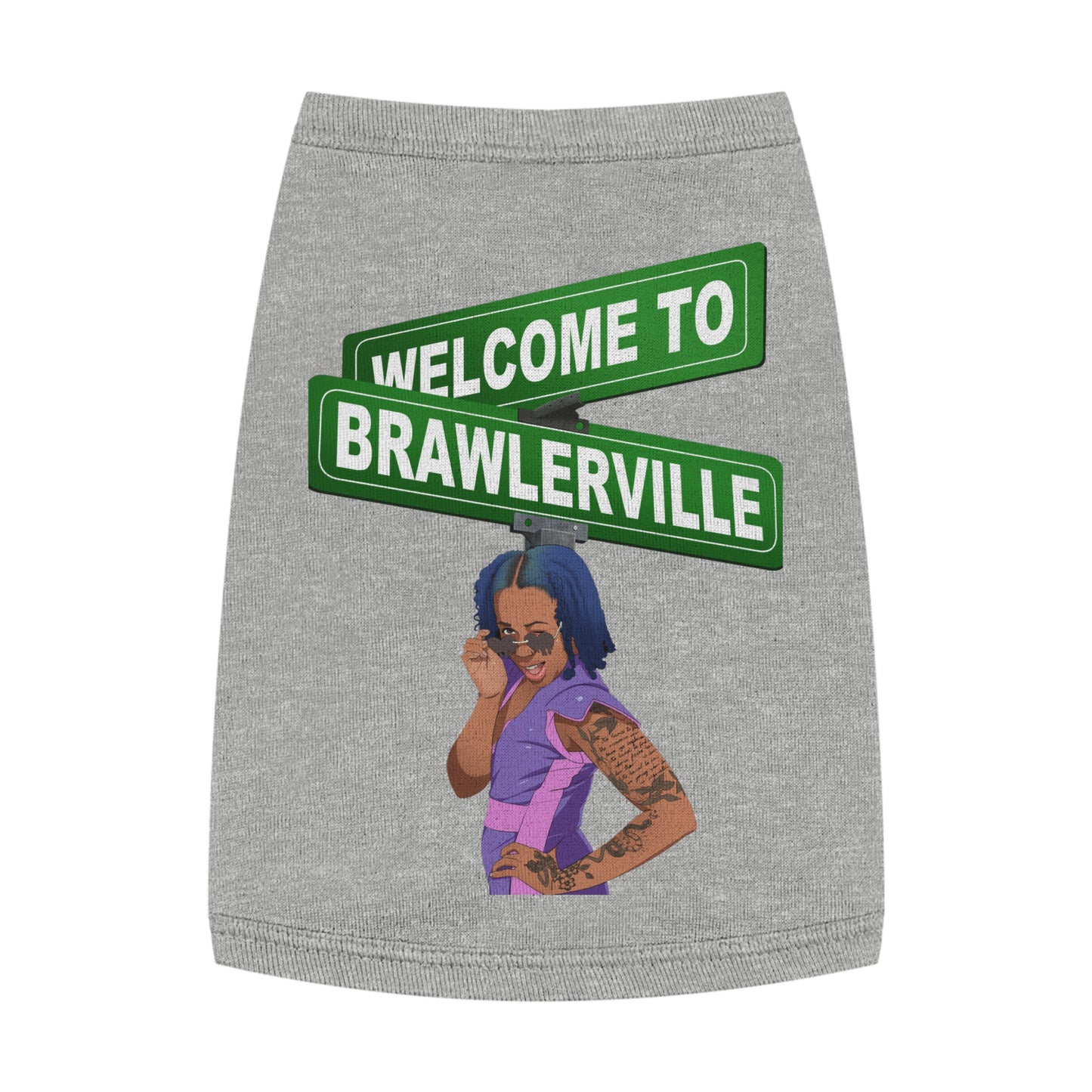 Britany Kay "Welcome to Brawlerville" Pet T-shirts