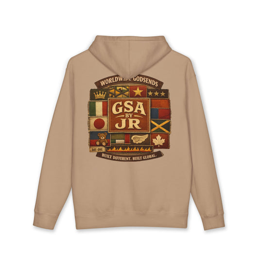GSA BY JR' Vintage Global Flags Graphic Pullover