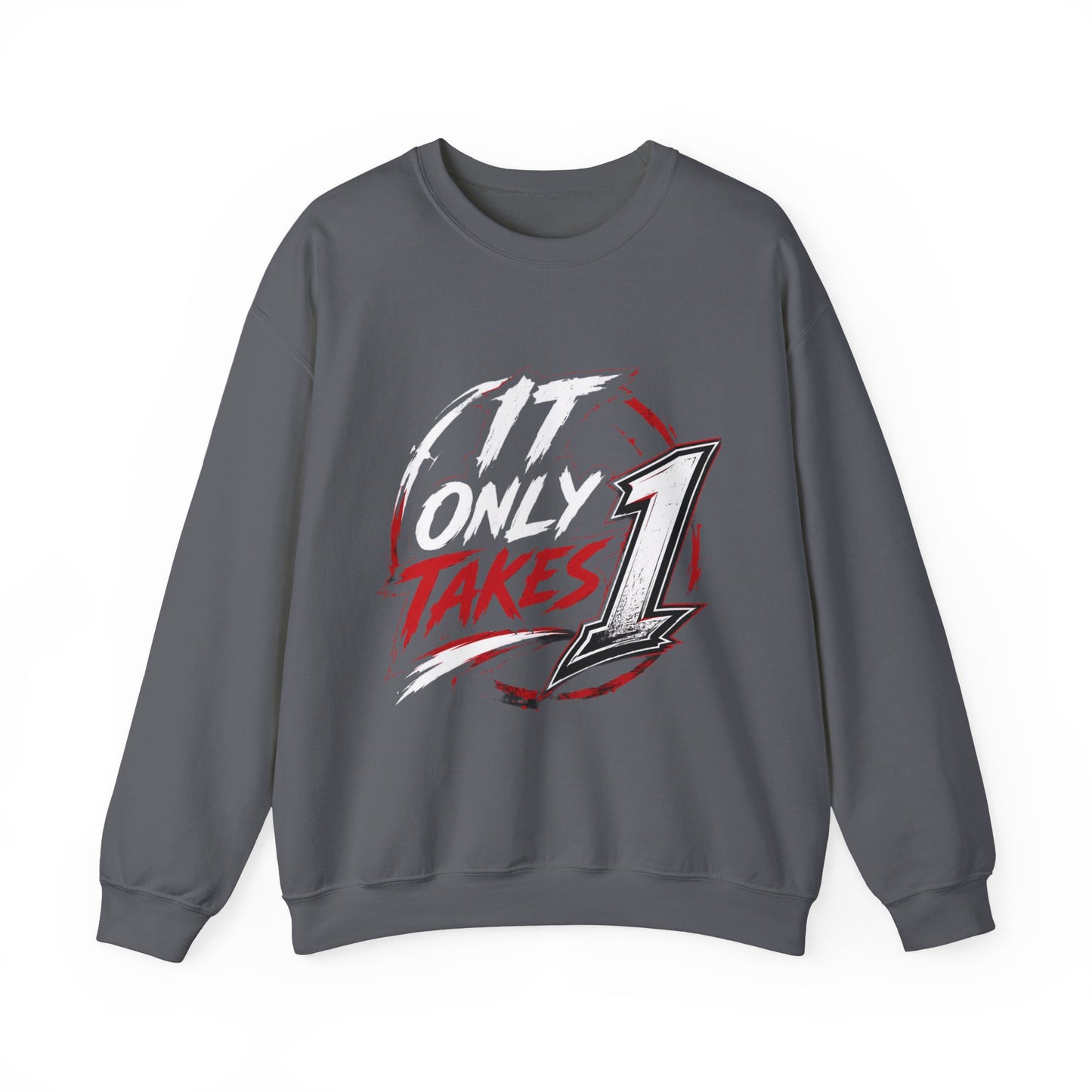 Jay Biv ' It Only Takes 1 Graphic Sweatshirt