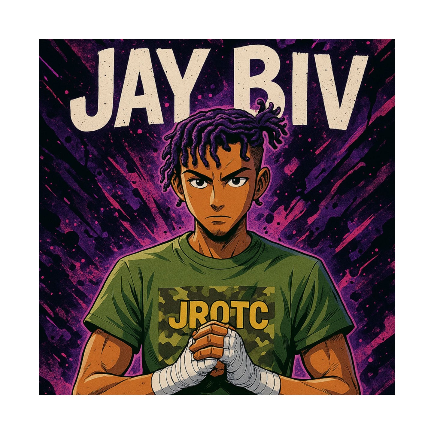 THE JROTC ANIME POSTER: JAY BIV