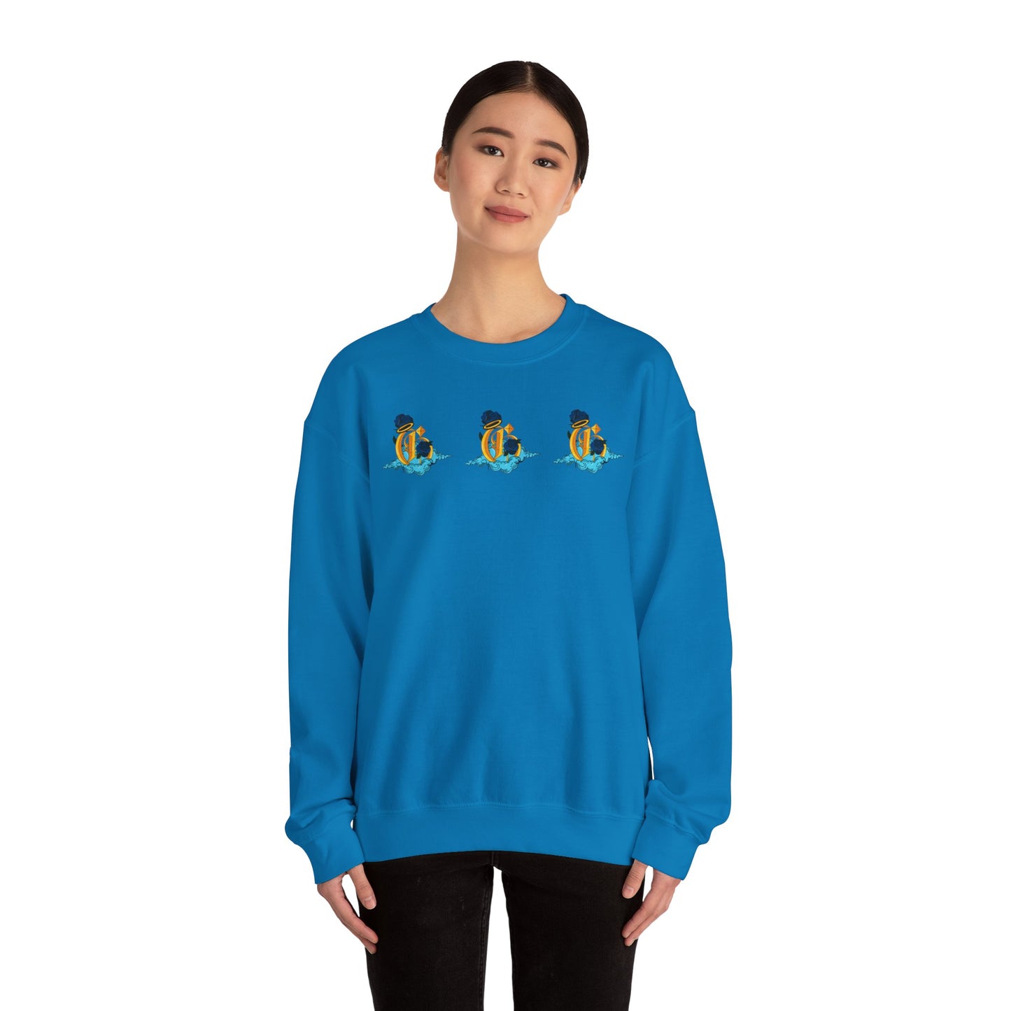 Godly Sweatshirt ( Blue/ Yellow )