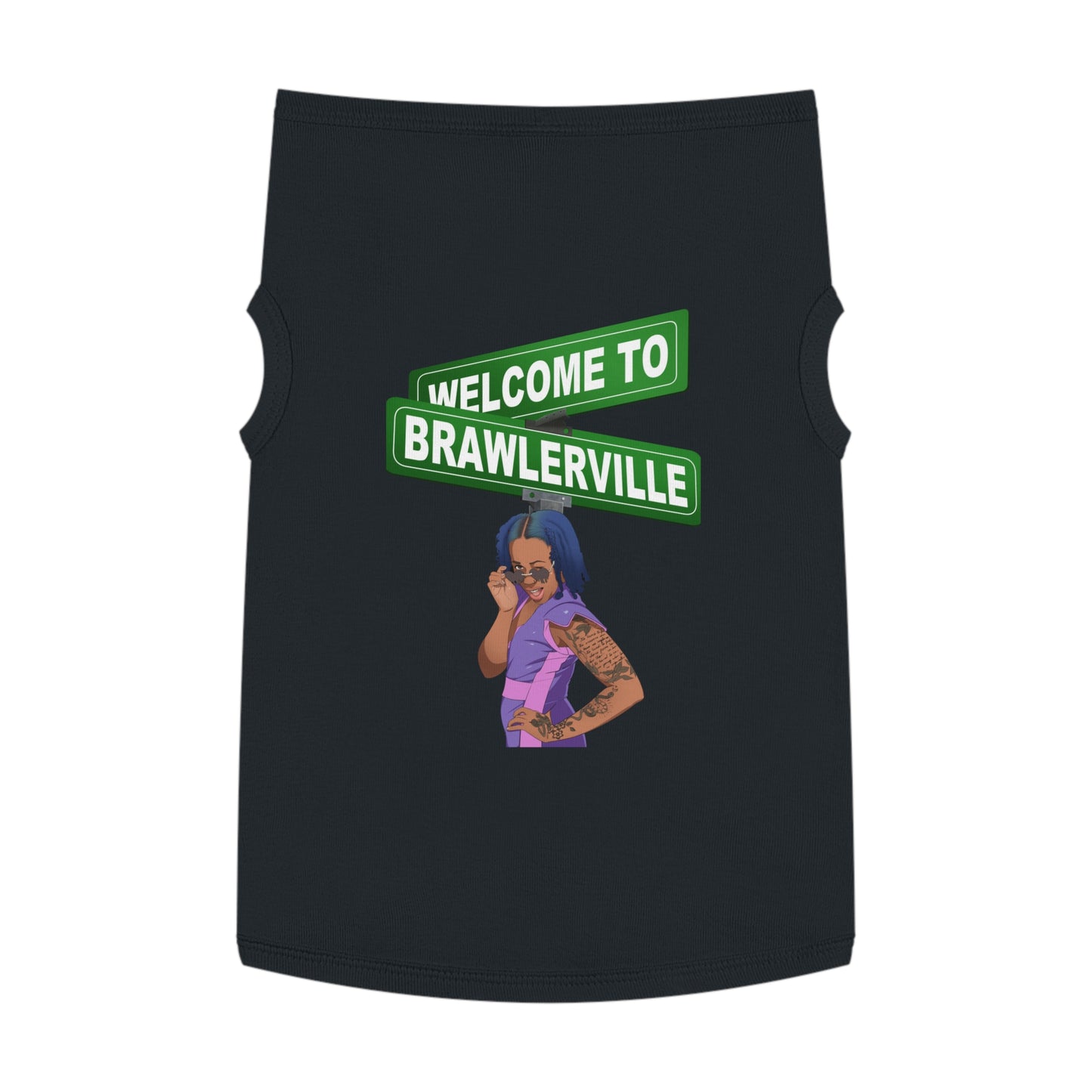 Britany Kay "Welcome to Brawlerville" Pet T-shirts