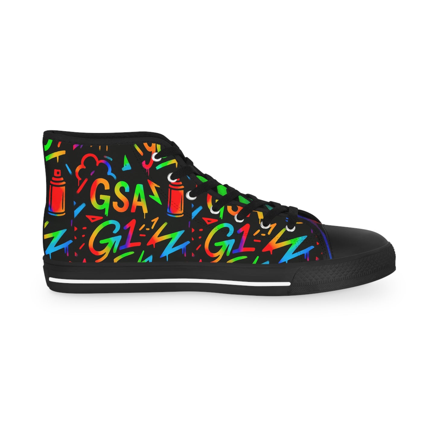 GSA G1 High Top Sneakers- Rainbow