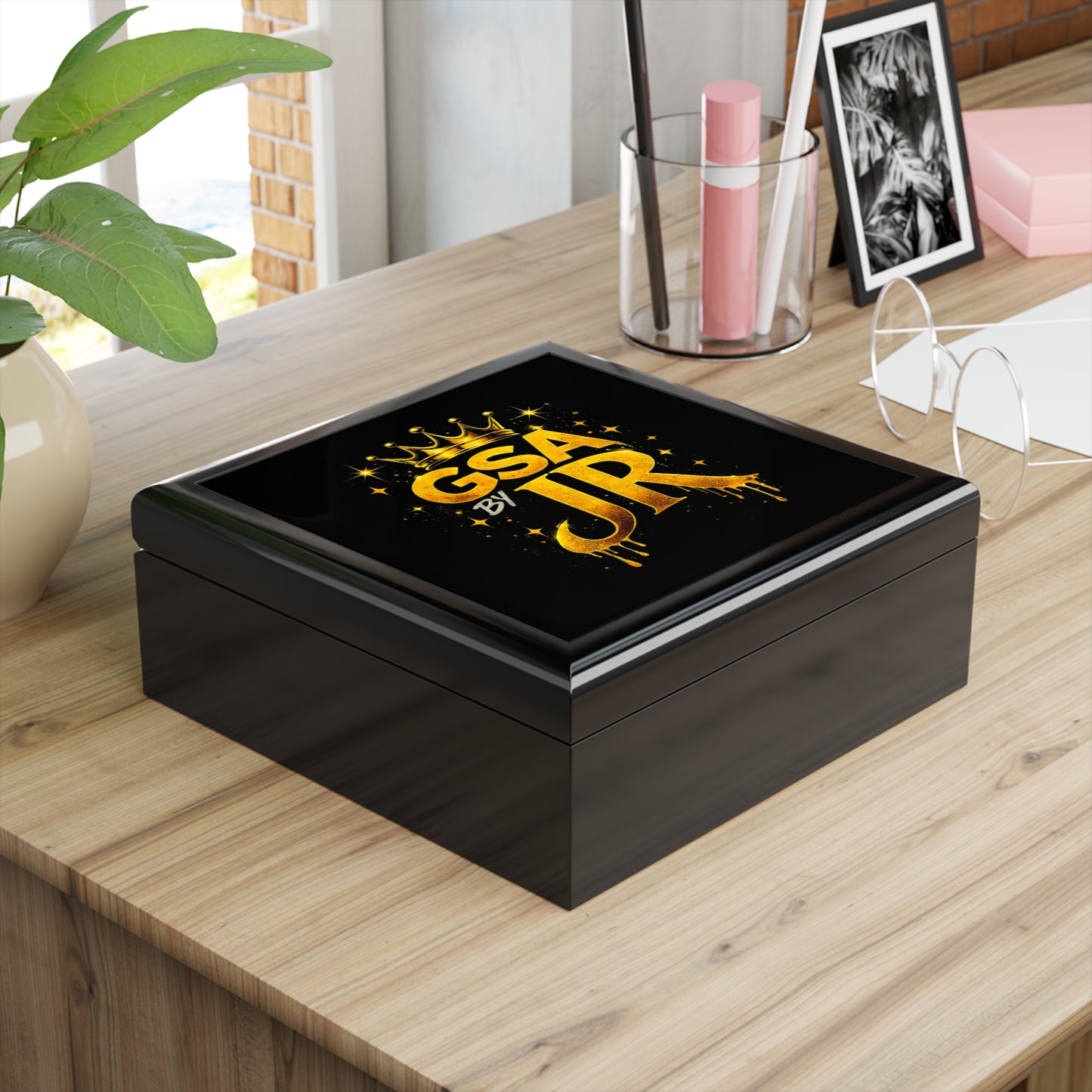 GSA BY JR Gold Jewelry Box