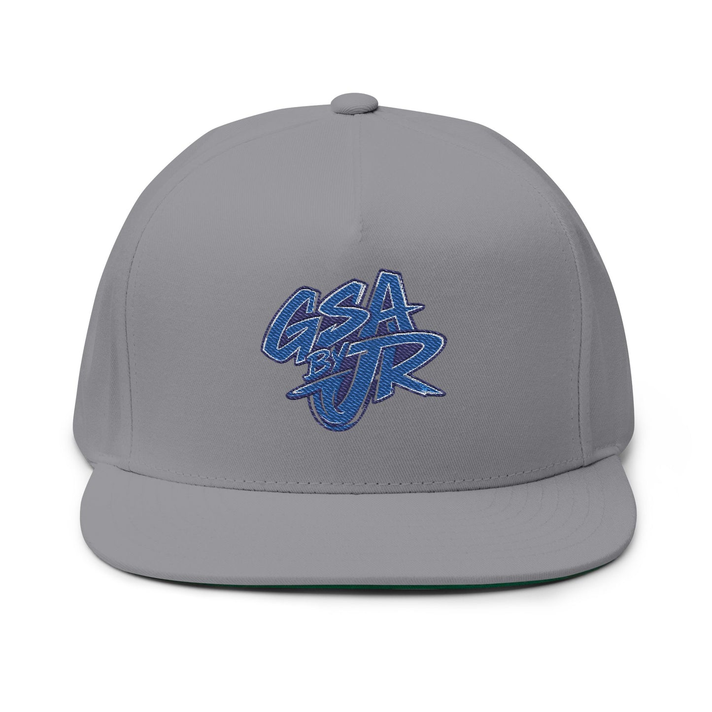 GSA BY JR Blue Graffiti Flat Bill Cap