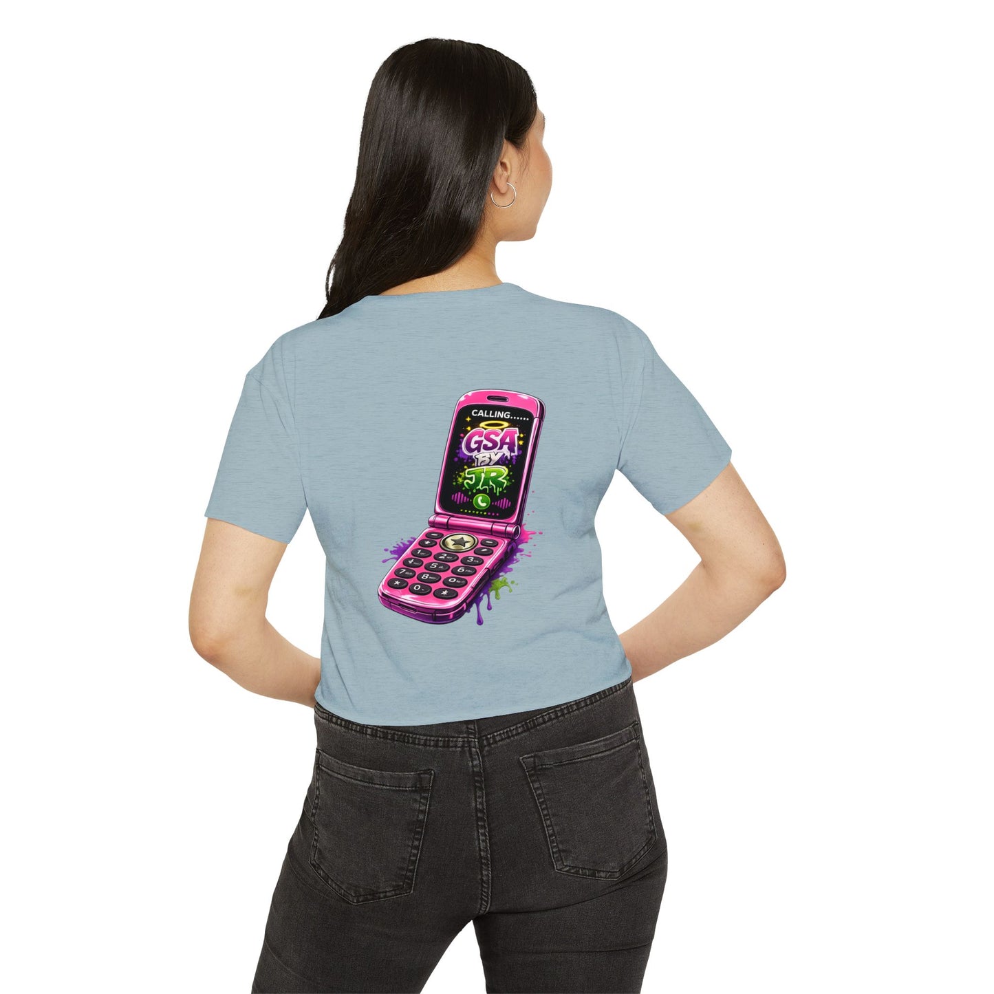 Girlz Is Playaz Too ' Cropped Tee