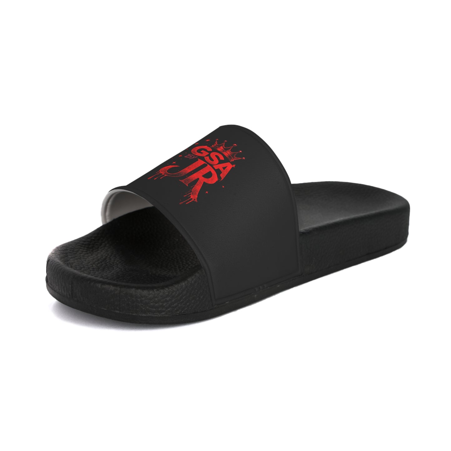 GSA BY JR Women's Slide Sandals – Black & Red