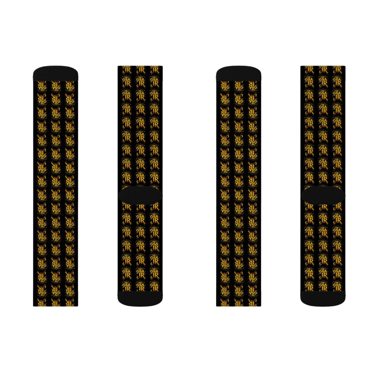 Gold Crew Socks
