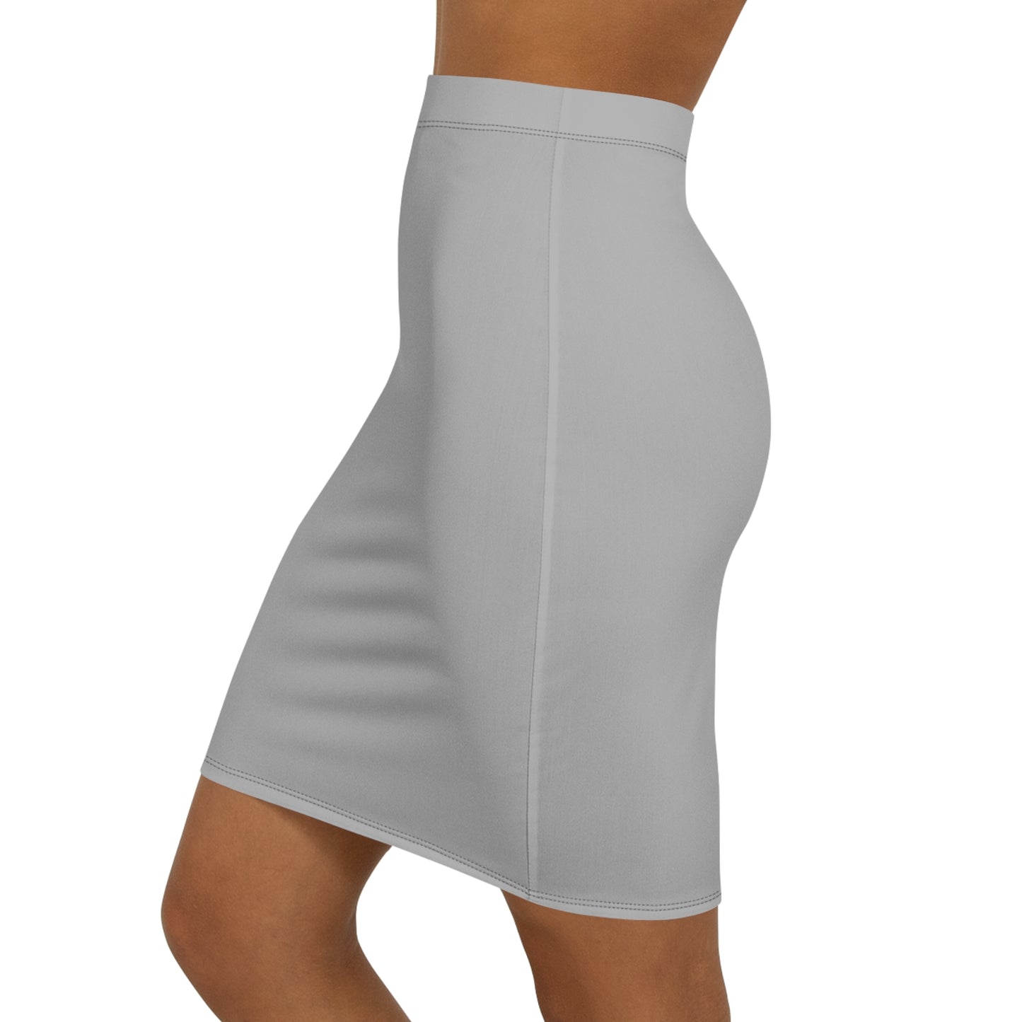 Pencil Skirt - Grey Emblem