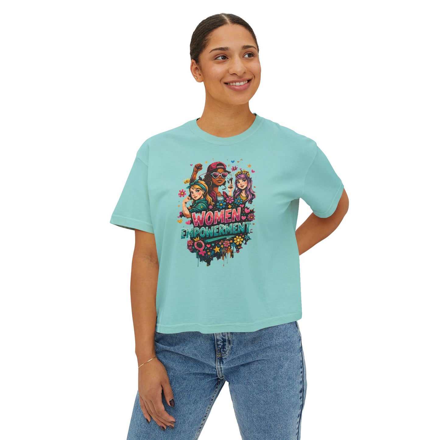 GSA BY JR Women Empowerment Boxy Tee
