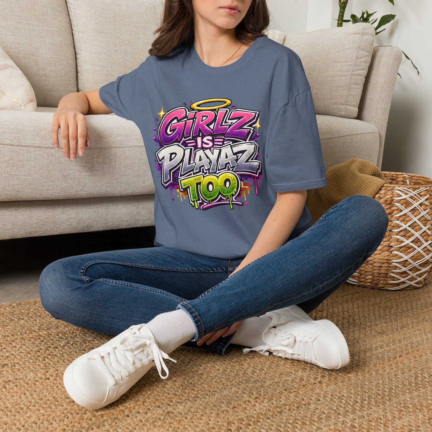Girlz Is Playaz Too ' Softstyle Tee