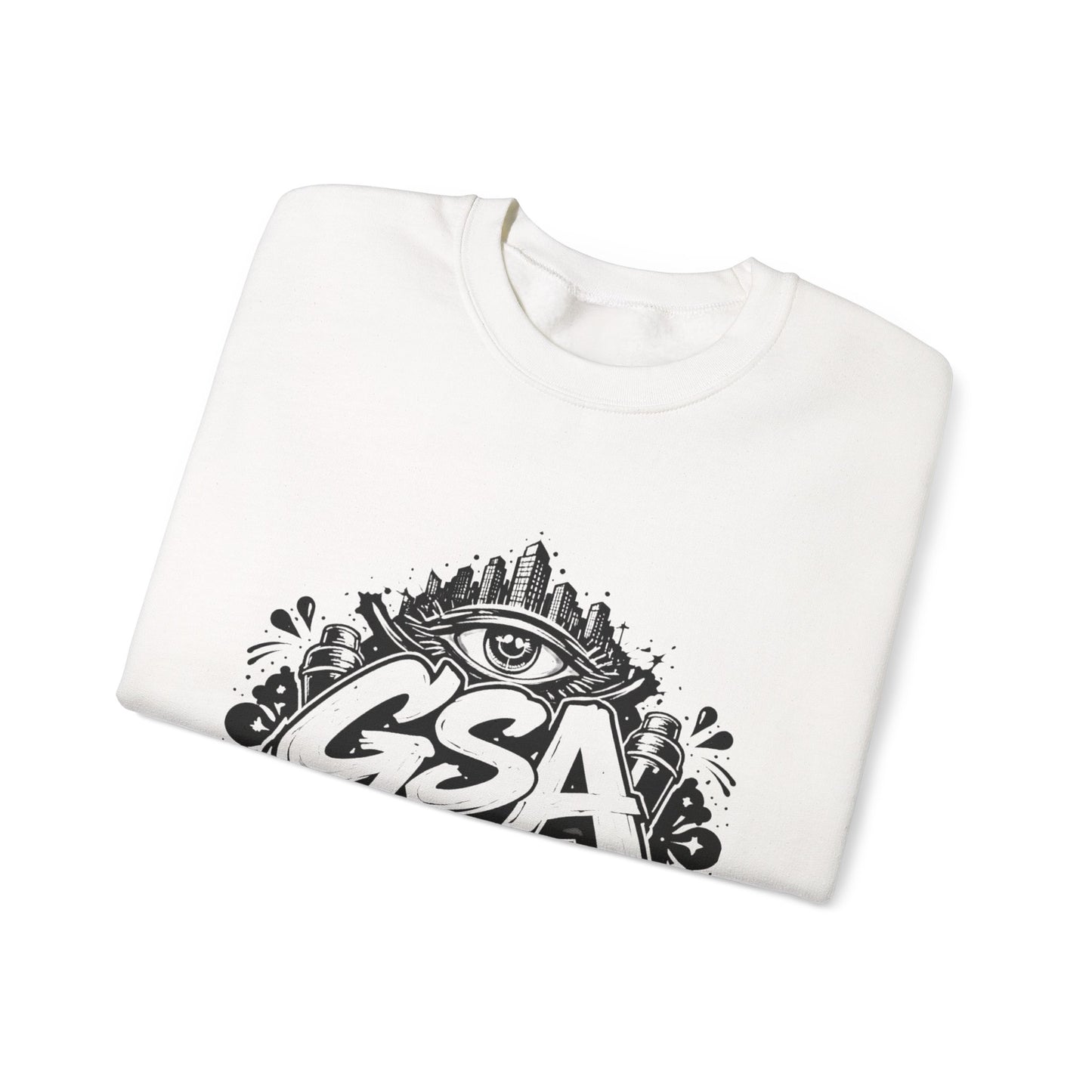 GSA BY JR Graffiti Eye Streetwear Crewneck